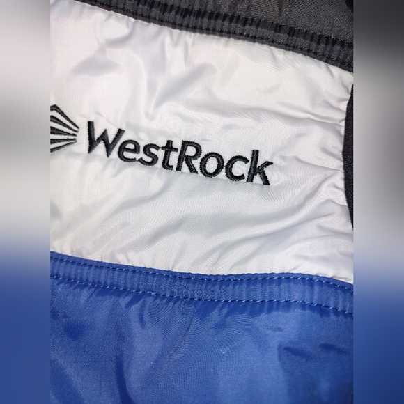 Cutter & Buck, C-BU< , WestRock Sleeveless Vest Jacket, size S/P, Blue & Back - Picture 7 of 13